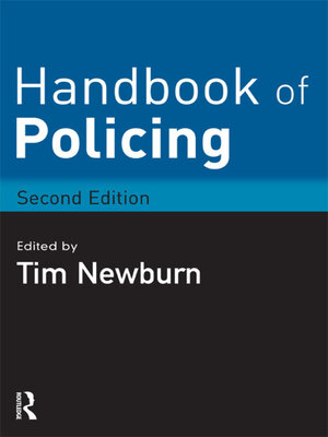 cover image of Handbook of Policing